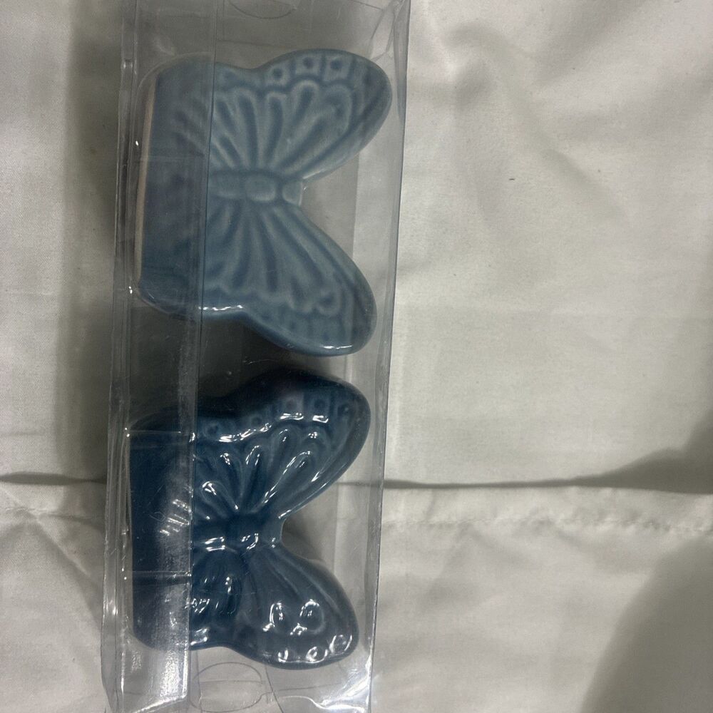 Blue Butterfly Salt & Pepper Shaker Set Dolly Parton DG Exclusive Discontinued